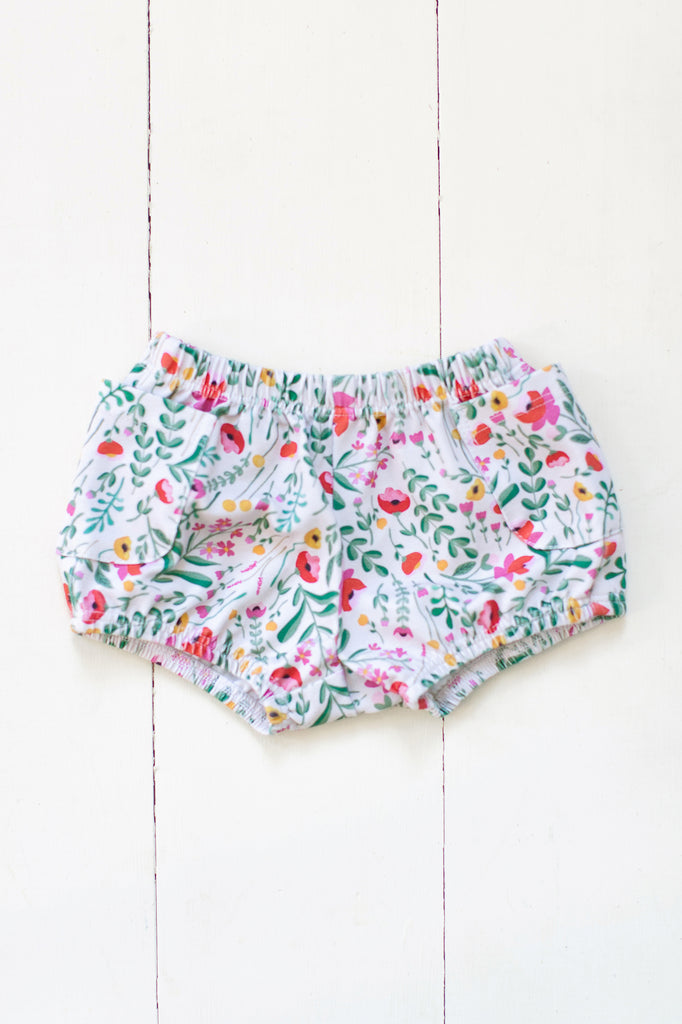 Bloomers in folk floral