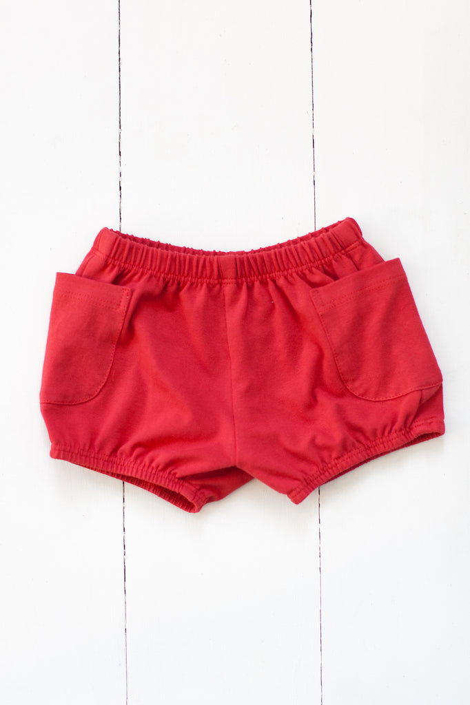 Bloomers in spicy red