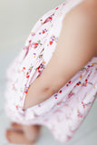 Jumper dress in Strawberry floral
