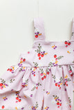 Jumper dress in Strawberry floral