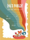 Lily Huckleberry Party Invitation Pack | Rainbow