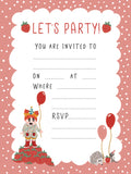 Lily Huckleberry Party Invitation Pack | Strawberries