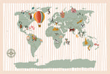 Big World Map Art Print